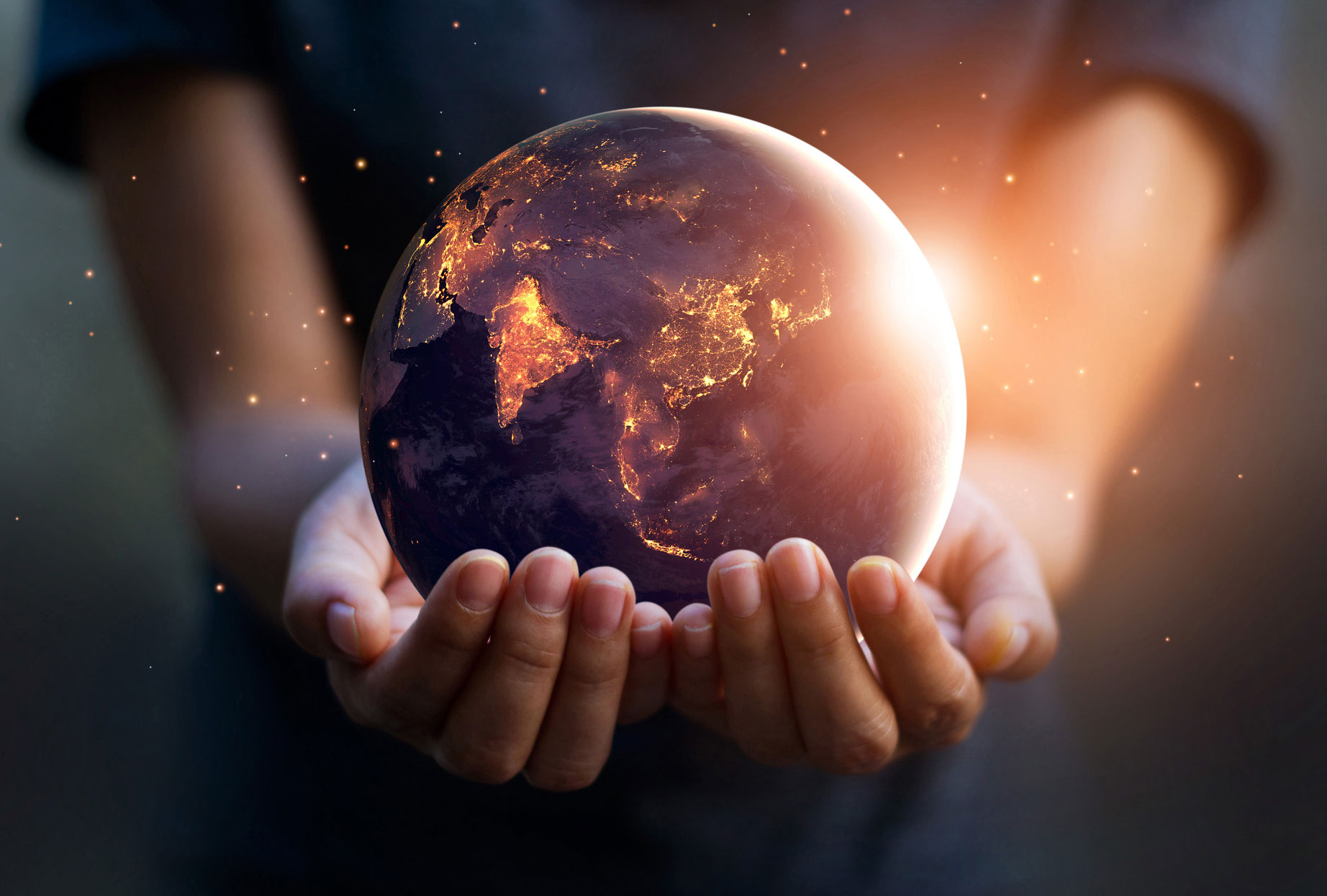 Globe in hands thumbnail